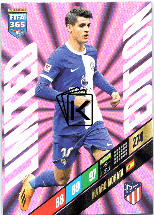 Fotbalov Karta Panini Fifa Adrenalyn Xl Le Am Lvaro Morata