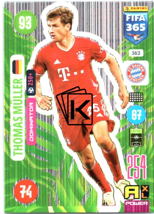 fotbalová karta Panini Adrenalyn XL FIFA 365 2021 Dominator 362 Thomas