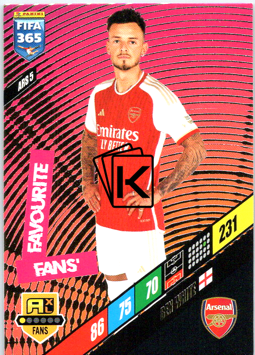 Fotbalov Karta Panini Fifa Adrenalyn Xl Ars Ben White