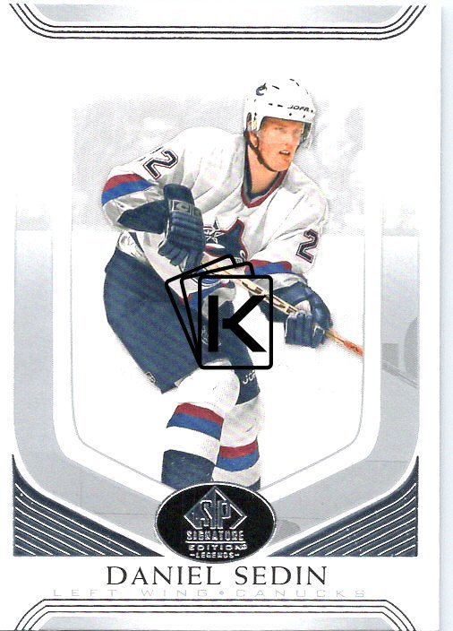 Hokejov Karta Upper Deck Sp Legends Signature Edition Daniel