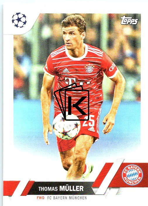 Fotbalová kartička 2022 23 Topps UEFA Club Competitions 187 Thomas