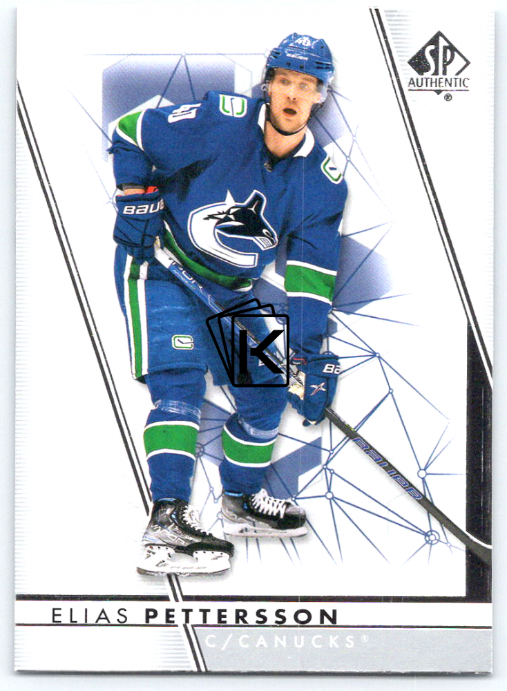 Upper Deck Sp Authentic Elias Pettersson Vancouver Canucks