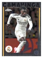 fotbalová kartička 2024-25 Topps Chrome UCC 93 Eduardo Camavinga, Real Madrid C.F.
