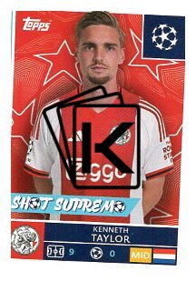 2025-26 Topps Champions League AFC Ajax 51 Kenneth Taylor