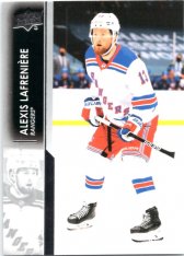 hokejová karta 2021-22 UD Series One 123 Alexis Lafreniere - New York Rangers