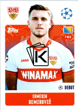 2024-25 Topps Champions League 390 Ermedin Demirović (VfB Stuttgart)