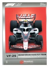 2025 Topps Turbo Attax F1 Moneygram Haas  65 Team Car