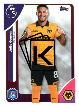fotbalová kartička 2025-26 Topps  Premier League 298 João Gomes (Wolverhampton Wanderers)