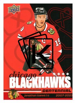 2025-26 Upper Deck Centennial Chicago Blackhawks 56 Jonathan Toews