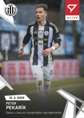 fotbalová kartička 2024-25 SportZoo Chance Liga Live L-42 Peter Pekarík České Budějovice