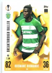 2023-24 Topps Match Attax EXTRA UEFA Club Competition Breakthrough Ballers 229 Ousmane Diomande (Sporting Clube de Portugal)