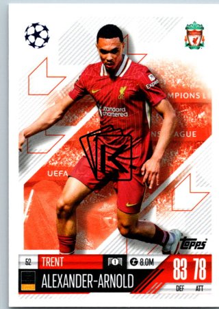 fotbalová kartička 2024-25 Topps Match Attax UEFA Club Competitions  52 Trent Alexander-Arnold (Liverpool)
