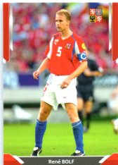 fotbalová kartička 2022 Pro Arena Repre v srdcích Red Series 7 René Bolf