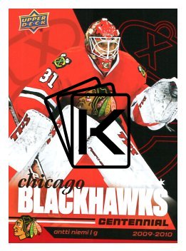 2025-26 Upper Deck Centennial Chicago Blackhawks 11 Antti Niemi