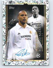 2023-24 Topps Champions League samolepka Greatest Off All Time Ronaldo Nazario Real Madrid CF