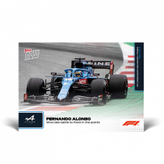 kartička Formule 1 Topps Now 2021 031 Fernando Alonso Alpine
