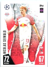 Fotbalová kartička 2023-24 Topps Match Attax UEFA Club Competitions 231 Nicolas Seiwald RB Leipzig