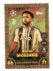 fotbalová kartička 2025-26 Topps Match Attax UCC 375 Weston McKennie (Juventus)