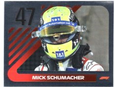 samolepka 2021 Topps Formule 1 Helmet 182 Mick Schumacher Haas RC