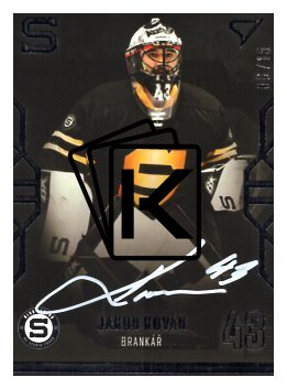 Podepsaná Hokejová kartička SportZoo 2022-23 Klub Legend 01Jakub Kovář HC Sparta Praha /15