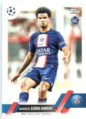 Fotbalová kartička 2022-23 Topps UEFA Club Competitions 135 Warren Zaïre-Emery - Paris Saint-Germain RC