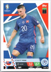 fotbalová karta Topps Match Attax EURO 2024 SVK16 Róbert Mak (Slovakia)