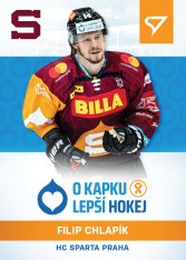 hokejová kartička 2021-22 SportZoo Live Tipsport Extraliga O Kapku Lepší Hokej  KN-15 FIlip Chlapík HC Sparta Praha /70