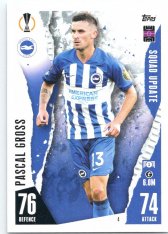 2023-24 Topps Match Attax EXTRA UEFA Club Competition Squad Update 4 Pascal Gross (Brighton and Hove Albion)