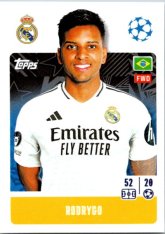 2024-25 Topps Champions League 328 Rodrygo (Real Madrid CF)