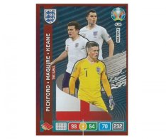 Panini Adrenalyn XL UEFA EURO 2020 Multiple The Wall 434 Pickford Maguire Keane