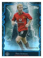 fotbalová kartička 2024-25 Topps Manchester United Fan Set Monolith MO-4 Paul Scholes Blue /175