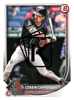 Baseballová karta 2025 Bowman 96 Corbin Carroll, Arizona Diamondbacks