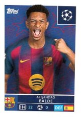 2025-26 Topps Champions League FC Barcelona 186 Alejandro Balde