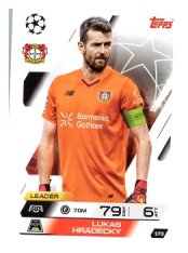 fotbalová kartička 2025-26 Topps Match Attax UCC 173 Lukas Hradecky (Bayer 04 Leverkusen)