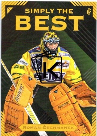 Legendary Cards Simply The Best 6 Roman Čechmánek 1997 HC Petra Vsetín