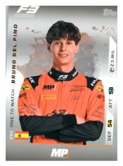 2025 Topps Turbo Attax F1 MP Motorsport F3 Ones to Watch HP 233 Bruno Del Pino