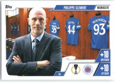 2023-24 Topps Match Attax EXTRA UEFA Club Competition Managers 54 Philippe Clement (Rangers FC)