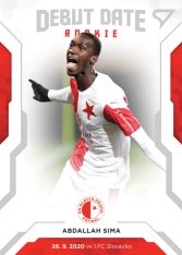 fotbalová kartička SportZoo 2020-21 Fortuna Liga Serie 2 Debut Date Rookie DR16 Abdallah Sima SK Slavia Praha