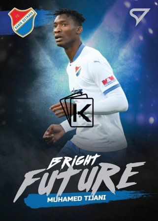 fotbalová kartička SportZoo 2020-21 Fortuna Liga Bright Future 2 Muhamed Tijani FC Baník Ostrava