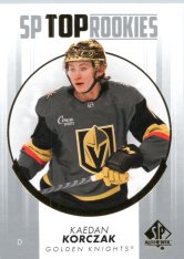 2022-23 Upper Deck SP Authentic SP Top Rookies TR-35 Kaedan Korczak - Vegas Golden Knights