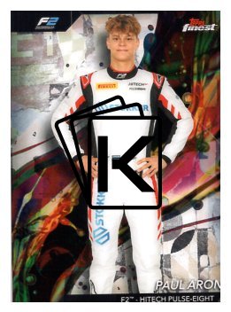 2024 Topps Finest F1 Common 32 Amaury Cordeel – F2 – Hitech Pulse-Eight