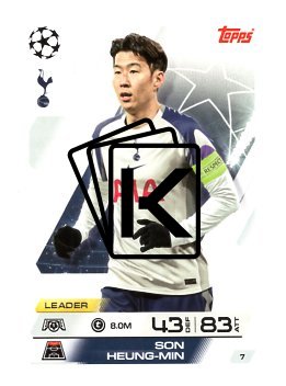 fotbalová kartička 2025-26 Topps Match Attax UCC 7 Son Heung-Min (Tottenham Hotspur)