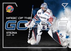 hokejová kartička 2021-22 SportZoo Tipsport Extraliga Magic of the Goalie MG-13 Aleš Stezka HC Vítkovice Ridera