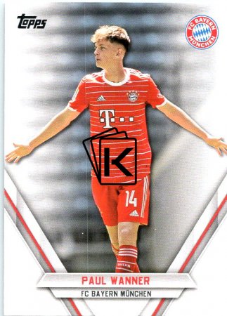 Fotbalová kartička 2022-23 Topps FC Bayern Munchen Team set FCB-PW Paul Wanner