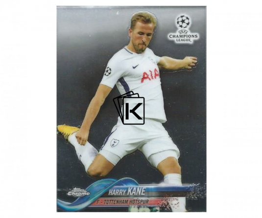 Fotbalová kartička Topps Chrome 2017-18 Champions League 52 Harry Kane – Tottenham Hotspur