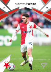 Fotbalová kartička 2024-25 SportZoo Chance Liga Serie 2 SK Slavia Praha 216 CHRISTOS ZAFEIRIS
