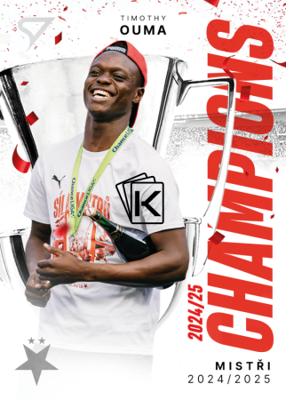 2025-26 SportZoo SK Slavia Praha Champions CH-24 Timothy Ouma RC