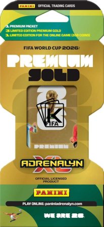 2026 Panini Adrenalynl XL FIFA World Cup USA Gold Premium Balíček