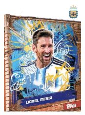 fotbalová kartička 2025-26 Topps Team Set Argentina Block 28 Lionel Messi