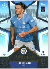 Fotbalová kartička 2023-24 Topps Match Attax UEFA Club Competitions Stadium Star Limited Edition SS1 Jack Grealish Manchester City